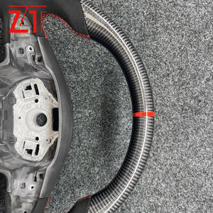 Pour volant en fibre de carbone <span class=keywords><strong>SEAT</strong></span>, modèle sport en daim - Product Image 5