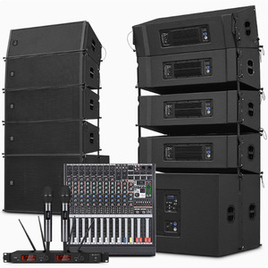 YAZOO Soluzione di Altoparlanti Line Array Attivi Impermeabili da Esterno in Configurazione Singola e Doppia da 8, 10 e <span class=keywords><strong>12</strong></span> Pollici - Product Image 1