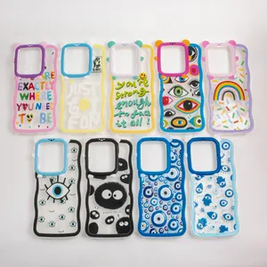 Para Samsung Galaxy A32 4G/A23 4G/A13 4G 3D textura animal onda lado moda claro fundas para celular casos de telefone móvel