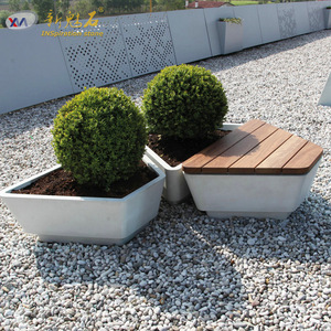Nuevo Banco Artístico de Hormigón con Diseño de Piedra Mágica, Muebles de Jardín GRC para Exteriores, Decoración de Paisajes - Product Image 1