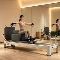 Cadre en aluminium réglable de qualité commerciale pour lit de Pilates Cadillac, système de résistance à ressorts lisses pour entraînement du tronc, Pilates santé