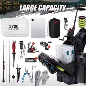 Sac de pêche en plein air léger avec porte-canne pour boîte de pêche sac à dos de pêche étanche - Product Image 3