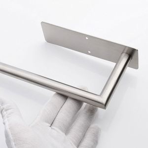 Modern Wall Mount 304 Stainless Steel Kitchen Bathroom Hotel Towel Roll Tissue Toilet Paper Holder - Product Image 3