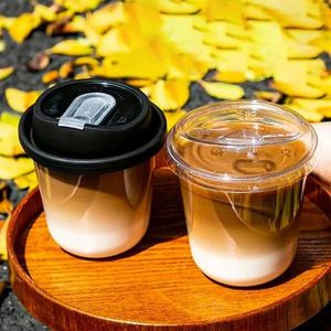 Vasos Desechables de PET Transparentes en Forma de U con Tapa de Domo, Personalizados con Logotipo, Ecológicos, 89 mm, Capacidades de 360 ml a 700 ml, Multiusos, para Bebidas Frías - Product Image 3