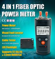 Kit de fibre optique FTTH Pro'sKit PK-9458 de 19 pièces pour le câblage réseau, la connexion à froid de la fibre, la maintenance, le test, l'installation, la réparation