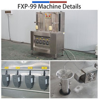 FXP-99 Dubbelkop Ananas- en Groenteschilmachine 6-8 stuks/min Commerciële Ananas-/Groenteschiller Lage Onderhoudskosten voor