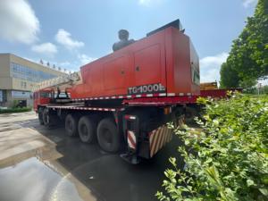 מנוף נייד משומש מדגם Tadano TG1000-E בעל כושר הרמה של 100 טון, מתאים לכל סוגי השטח, משופץ בסין, עם אחריות לשנה. - Product Image 3