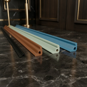 12 mm Rigid PVC <b>Corner</b> Profile Plastic Edge Guard for Furniture <b>Cabinets</b> Wall Panels Interior Decorative Finishing - Product Image 1