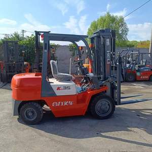 Chariot élévateur Heli K35 d'occasion avec moteur diesel, capacité de charge de 3,5 tonnes, hauteur de levage hors route de 3 m, fabriqué en Chine - Product Image 5