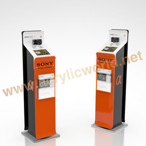 Vente en gros sur mesure Plancher en acrylique de luxe personnalisé Présentoir pour téléphone portable pour téléphone portable/Vitrine pour téléphone portable sur pied Présentoir en acrylique - Product Image 1