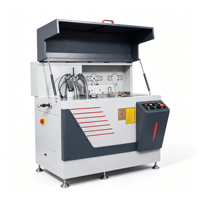 Sierra de corte CNC para esquinas de ventanas con control neumático para procesamiento de conectores de PVC/aluminio de alta precisión