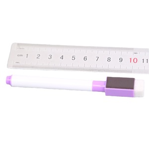 Marcadores para pizarra blanca con puntas de pincel, reutilizables, a base de agua, borrables, suministros de oficina y estudio, cuerpo de plástico, juego colorido - Product Image 5