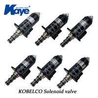 Pièces détachées pour excavatrices, électrovanne 12V 24V pour Komatsu Hitachi Hyundai Kobelco Doosan Sany Volvo Daewoo Kubota JCB