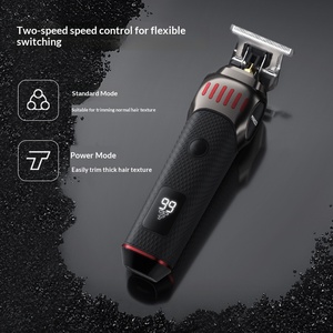 Cortadora <span class=keywords><strong>de</strong></span> Pelo Profesional Inalámbrica para Salón, <span class=keywords><strong>Recortadora</strong></span> Eléctrica para Barberos y Hombres, con Pantalla LED Inteligente, Recargable, 3 Horas <span class=keywords><strong>de</strong></span> Autonomía - Product Image 2