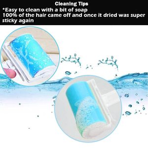 Petdom Bande adhésive en silicone réutilisable extra collante, rouleau anti-poils lavable, brosse à poils pour vêtements - Product Image 3