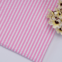 Tissu Seersucker 100% Coton Rayé Uni 40S en Gros pour Chemises