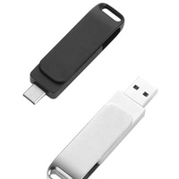 Flashdisk Murah High Speed 3.0 2.0 2 in 1 32gb 64gb 128gb OTG USB untuk Smartphone