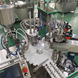 Línea de producción automática de llenado de esmalte de uñas de Gel a pequeña escala, máquina rotativa de llenado y tapado de botellas de aceite líquido - Product Image 2