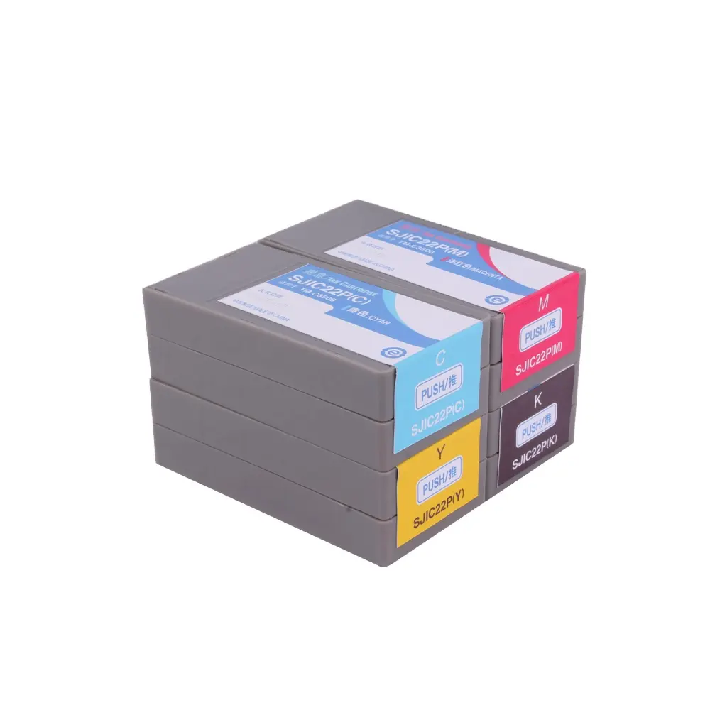 ¡Mejor precio! Cartucho de tinta recargable SJIC22P c3520 para impresora de etiquetas de color Epson ColorWorks C3500 C3510 C3520