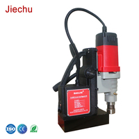 Perceuse magnétique à vitesse variable BAOJIE BJ-3800E, force magnétique de 14500N pour le perçage de l'acier