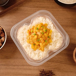 Vente en gros de repas d'urgence GuoBuLi, repas rapide, <span class=keywords><strong>riz</strong></span> au micro-ondes, cuisson en 15 minutes, faible teneur en <span class=keywords><strong>calories</strong></span>, 260 g, emballage anti-fuite - Product Image 2