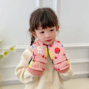 Gants de Ski imperméables pour enfant, accessoire de sport, protège <span class=keywords><strong>du</strong></span> froid et des boissons chaudes, pour l'hiver, - Product Image 4