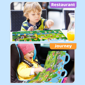Livres d'autocollants réutilisables personnalisés pour enfants 3 ensembles de livres d'autocollants autocollants étanches pour adolescents filles garçons - Product Image 3