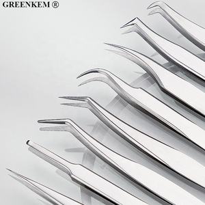 8シェイプデザインチタン金メッキまつげまつげ延長ピンセット複数色オプションカスタムロゴまつげクリップ - Product Image 6