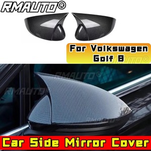 Coque de protection de rétroviseur latéral pour Volkswagen Golf 8, garniture de rétroviseur, accessoires de voiture - Product Image 4