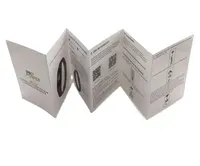 Impresión de Folletos Plegables Impermeables al por Mayor, Papel Fotográfico a Color Personalizado con Páginas de Catálogo e Instrucciones