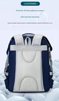 Sac à dos scolaire unisexe en PVC pour enfants et étudiants, antivol, imperméable, grande capacité, léger, avec fermeture éclair