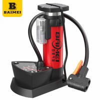 Pompe à air portative haute pression BaiMei légère avec manomètre 120 PSI robuste pour pneus de vélo et de moto – Vente en gros