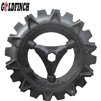 Pneus agricoles en caoutchouc massif YHS ROCKWAY 970*80mm 970*100mm pour pulvérisateur à flèche, garantie de 2 ans, finition noire