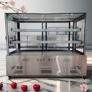 Hộp trưng bày bánh thương mại 1.8m với kính cường lực di động trưng bày cho Bánh Mì Bánh Ngọt tủ lạnh trưng bày cho bánh - Product Image 3