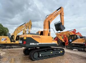 Excavatrice sur chenilles d'occasion Hyundai 220-9s de 22 tonnes, modèle haute puissance importé d'origine coréenne, en vente - Product Image 4