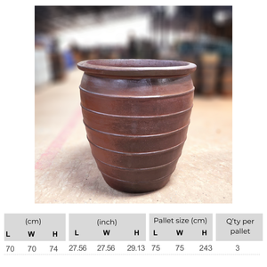 Mini jarrón de jardín de estilo europeo, maceta de cerámica de terracota a prueba de heladas, maceta de urna esmaltada, decoración del hogar al aire libre, paquete gigante - Product Image 2