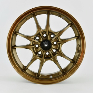 Cerchi Flrocky giapponesi in stile JDM 10 dieci razze DESIGN bronzo 15 pollici 5X114.3 cerchi in lega per <span class=keywords><strong>Mugen</strong></span> MF10 - Product Image 3