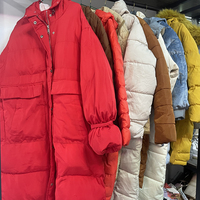 Pakaian Bekas A+ Gaya Korea Jaket Wanita Second Hand Berbahan Katun Berlapis Impor Ekspor Pakaian Bekas
