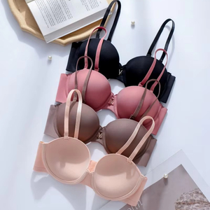 Traceless cross-gương phụ nữ áo ngực kích thước lớn traceless chống chảy xệ thoáng khí cho thấy ngực nhỏ cho ngực lớn phụ nữ - Product Image 1