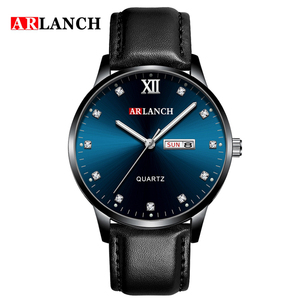 Reloj de Cuarzo Clásico para Hombre, Correa de Cuero, Reloj de Pulsera de Negocios, Resistente al Agua, Simple, Elegante, Reloj de Vestir - Product Image 4