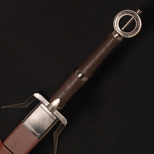 Hot 125cm 1.6kg <strong>the</strong> Witchers Wild Hunt Ciri Zireael <strong>Silver</strong> <strong>Sword</strong> for Cosplay Collection - Product Image 3
