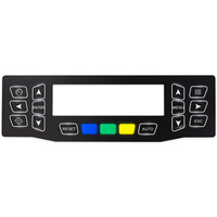 Keyboard Membran On-Off Berlapis Logam PET PC Dengan Lampu Latar LED