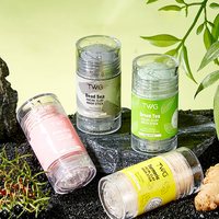 Masque en stick de boue à la glycérine et vitamine E, marque privée, hydratant, éclaircissant, nettoyant, contrôle du sébum, exfoliant, masque en stick à la rose
