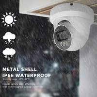 Caméra de surveillance tourelle IP PoE intelligente 4K 8MP à double éclairage, compatible SDK API Multi-VMS, conforme NDAA, pour usine OEM