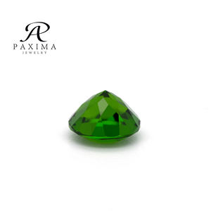 Trang sức Paxima chất lượng 5A, hình dạng và kích thước tùy chỉnh, đá quý tự nhiên Diopside xanh tròn sáng 2.5mm - Product Image 2