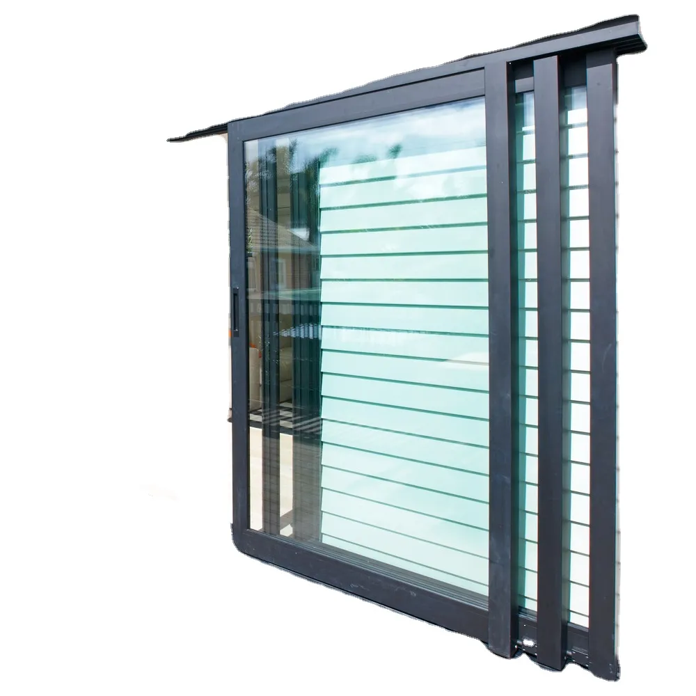 백색 스테인리스 빛 호화스러운 별장 방음 5 년 GH55 스크린 초침 유리를 가진 현대 디자인 미닫이 문
