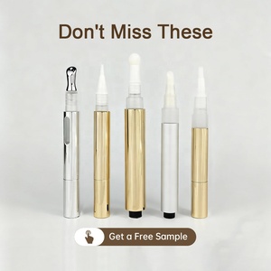 <span class=keywords><strong>2ml</strong></span> <span class=keywords><strong>4ml</strong></span> <span class=keywords><strong>Twist</strong></span> nhôm mỹ phẩm container rỗng sơn móng tay lớp biểu bì dầu bao bì Son bóng bút với bàn chải - Product Image 6