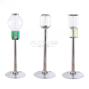 Máquina expendedora de bolas saltarinas con sistema mecánico, máquina de chicles con monedas, dispensador de dulces seguro para niños con pedestal - Product Image 5