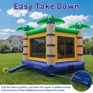 <span class=keywords><strong>Château</strong></span> gonflable pour enfants, idéal pour les fêtes, en PVC, pour jouer à l'intérieur et à l'extérieur, qualité commerciale pour la location - Product Image 2