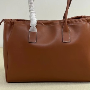Sac fourre-tout en cuir véritable marron de haute qualité en cuir de vachette, grand sac à bandoulière, sac à main tendance, sacs en cuir, sac fourre-tout personnalisé - Product Image 1